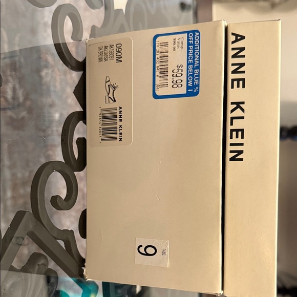 Anne Klein Bronze and Plaid Lace-Up Oxfords - Picture 6 of 6